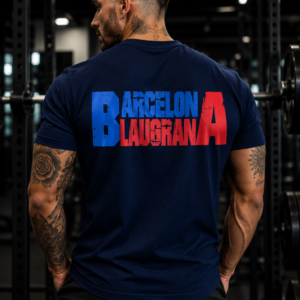 CAMISETA AZUL MARINO BLAUGRANA