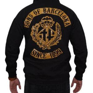 Sudadera Sons of Barcelona dorado.