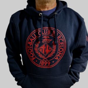 Sudadera azul marino escudo Rojo