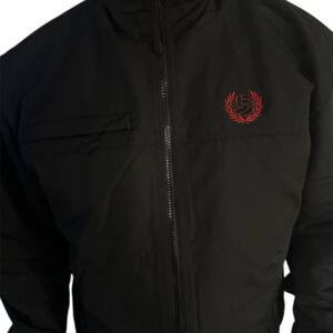 Chaqueta acolchada bordada