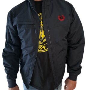 Chaqueta acolchada azul marino