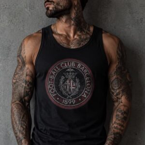 Camiseta tirantes sello Rojo/negro